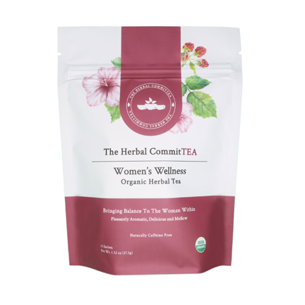 The Herbal CommitTea Women's Wellness Organic Herbal Tea